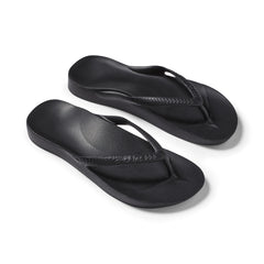 Black Archies Arch Support Flip Flops angle 08