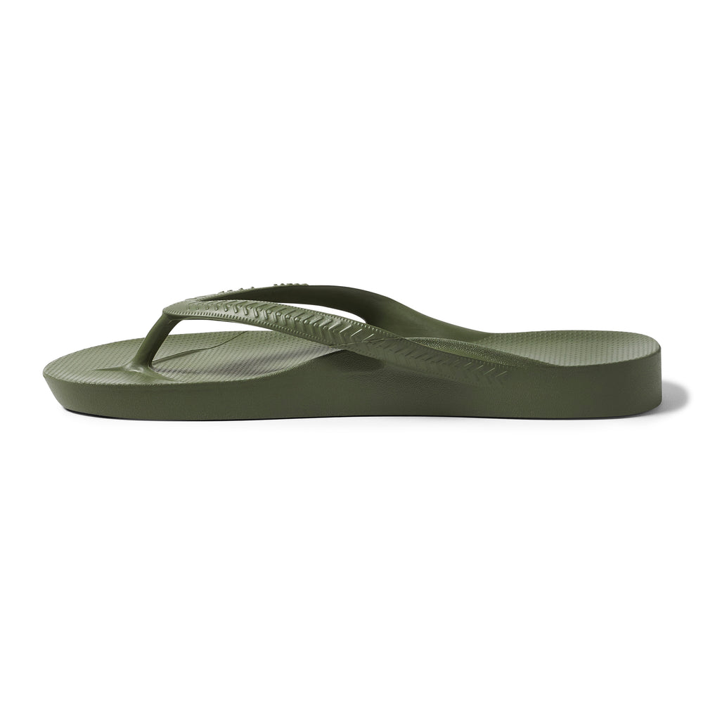 Olive Archies Arch Support Flip Flops angle 07 