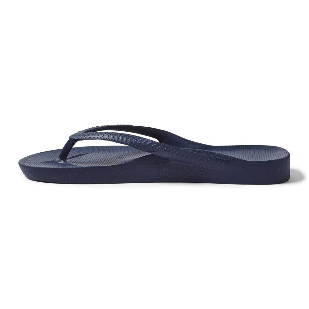 Navy Archies Arch Support Flip Flops angle 07 