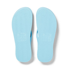 Sky Blue Archies Arch Support Flip Flops angle 04