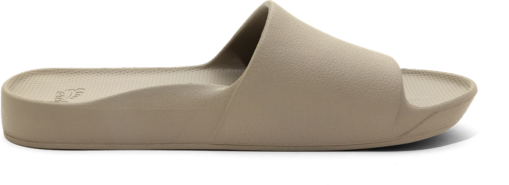 Taupe Archies Arch support slides  