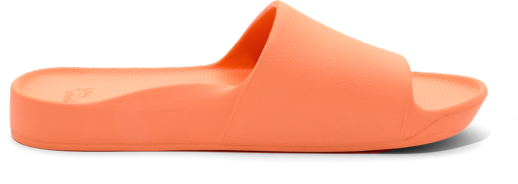 Peach Archies Arch support slides side profile 