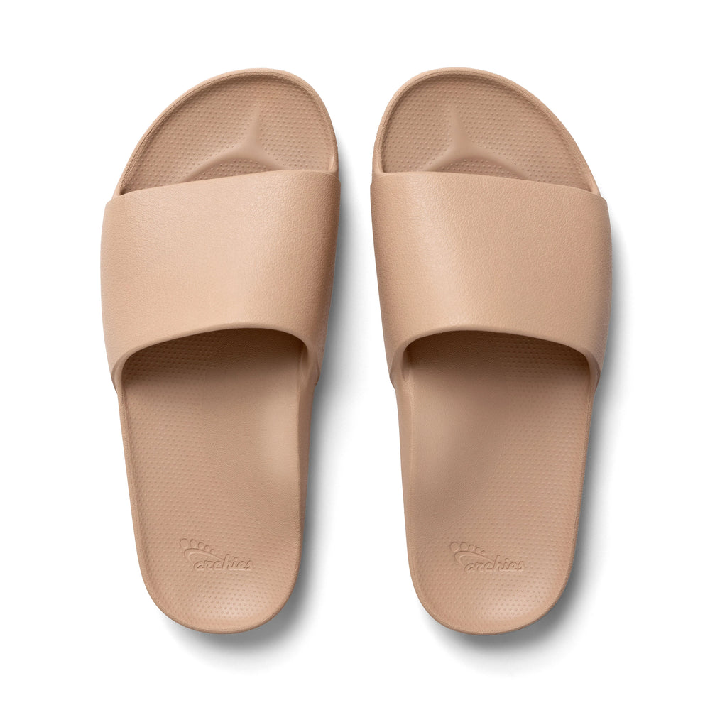 Tan Archies Arch support slides angle 01 